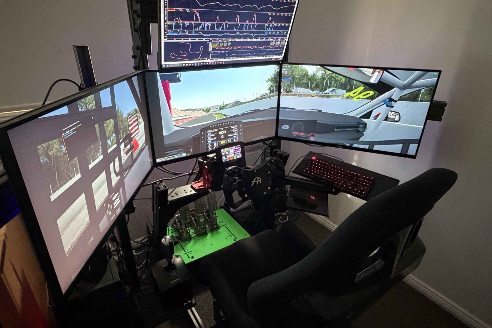 Sim racing coaching session at the JA Motorsport Sim in Penrith